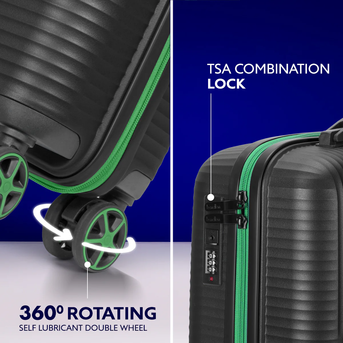 United Colors of Benetton Vista Hard Luggage - Image 3