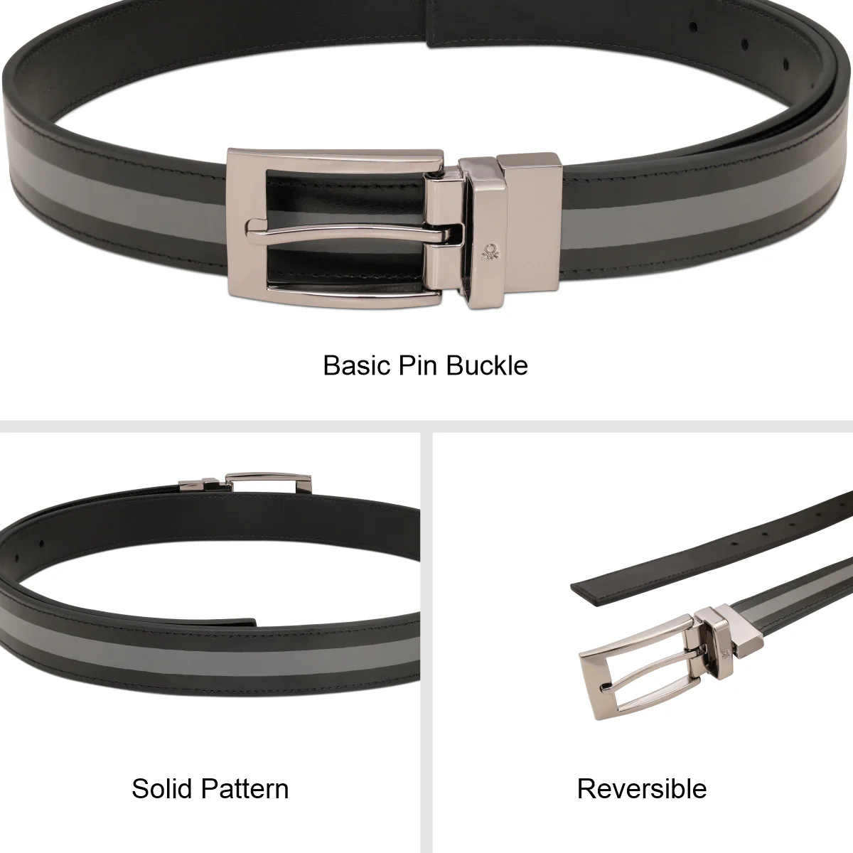 United Colors of Benetton Weldon Men's Reversible Belt - Image 7