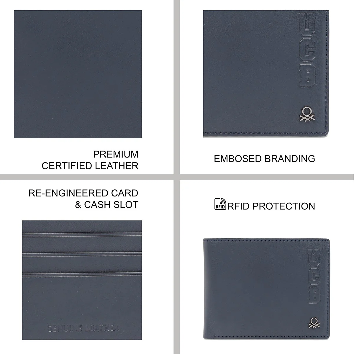 United Colors of Benetton Wetherell Men's Passcase Wallet - Image 8