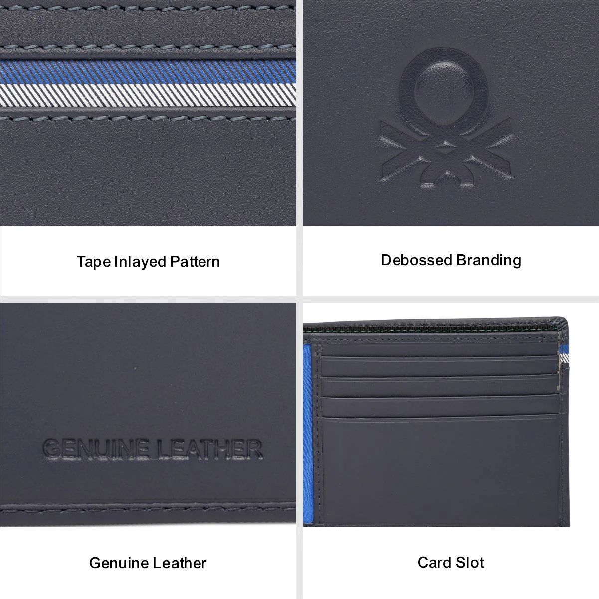 United Colors of Benetton Wiltshire Men's Slimfold Wallet - Image 7